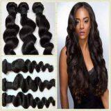 8A Brazilian Loose Wave 3 Bundles Human Virgin Hair Weave hairvilla hair