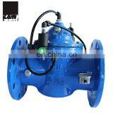 Metal Solenoid Valve Casting Steel IRON Body 2 3 4 5 6 8 10 Inch Flange Irrigation Pressure Reduce Relief AC DC Latching