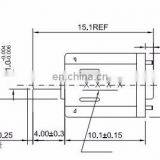 Precision Metal Brush 1.5-3V High Speed DC Miniature Motors K10 thumbnail-4