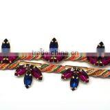 Latest Design Popular Fashion African Beads Jewelry Set Handmade Indian Jewelry Necklace and Earring Bracelet Set thumbnail-6