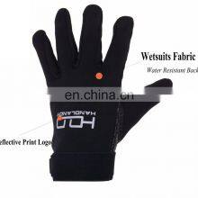 HDD Black in Stock Silicon Coating Anti-slip Outdoor Sports Gloves thumbnail-3