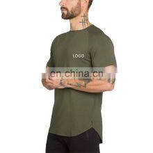 Dry Fit Blank Custom, Cut Off Workout Fitness Tracksuit Polyester Mens Gym Wear Mens T Shirt/