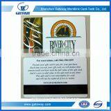 Chinese Manufactuer PVC Plastic Card/Hotel Magnetic Card