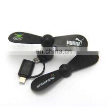 China Factory Phone Cheapest Plug Usb 2 in 1 Mini Fan thumbnail-2