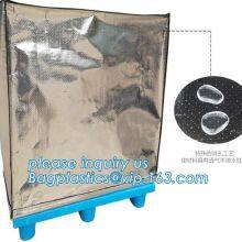 Aluminum Foil Bubble Insulation Material Vapour Barrier Pallet Cover, Thermal Insulated Pallet Blankets, thumbnail-3