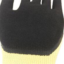 10Gauge 21S Cotton Liner Latex Micro Sandy Palm and Thumb Coated Agricultural Work Gloves thumbnail-3