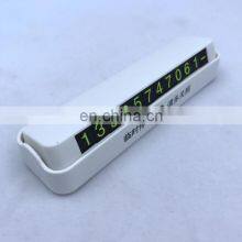 Plastic Car Temporary Parking Telephone Number Plate thumbnail-5