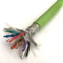 Folding Servo Encoder Cable Green 8/10/12/14/16/18/20-core PUR Polyurethane Drag Chain Cable thumbnail-2