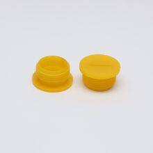 TPU Threaded Plug Injection Molding Yellow Plastic Parts Injection Mold Manufacturer thumbnail-2
