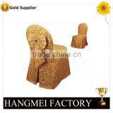 Hot Sale High Quality Gold Colour Jacquard Polyester Chair Cover for Sale thumbnail-1