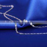 2015 Simple Design Fashion Jewelry Rhodium Plated Cheap Chain Necklace thumbnail-5