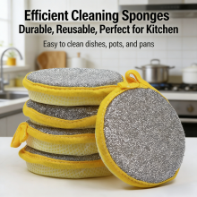 Custom 12pcs Pack Scouring Pad Kitchen Clean Scourer Sponge Pad thumbnail-2