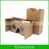 Google Cardboard Kit V2 Big Lens 3D Virtual Reality Cardboard Glasses Compatible With 3-6inch Screen for Smartphon thumbnail-1