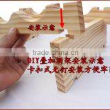 Solid Wood Display Wooden Wine Rack/shelf,cabinet Wine Glass Rack thumbnail-5