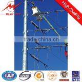 Polygonal or Round Power Pole Electric Poles Steel Pole for Sale thumbnail-1