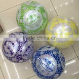 2015 newest design 9inch phthalate print PVC ball