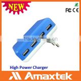 Portable Mini Multi USB Socket Wall Charger with High Power