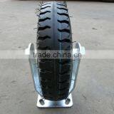 8" Pneumatic Rubber Castor / Fixed Caster and Swivel Caster thumbnail-6