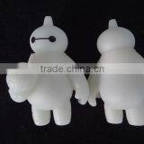 Glow in the Dark Baymax Characeter Mascot Football Baymax Keychain PVC thumbnail-1
