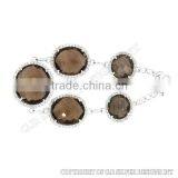 Smoky Quartz Bracelet Sterling Silver,gemstone Bracelets,silver Bracelets,sterling Silver Jewelry Wholesale Supplies thumbnail-2