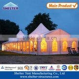 10m Outdoor Tent White PVC Winter Tent Pole For Outdoor