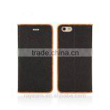 Business Name Card Holder Card Slot Leather Case Cover for IPhone 6 With Genuine Leather thumbnail-2