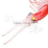 CHS007 Popular TPR Material Soft Shrimp Fishing Lure VMC Hook Lumo Eyes thumbnail-3