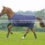 Breathable summer horse rug with tail cover