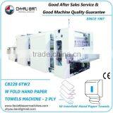 CE Certificate 2 Ply W Fold Hand Towel Toilet Paper Machine thumbnail-1