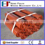 Steel Tube 10mm Mining Conveyor Carrying Roller For Coal Transportation