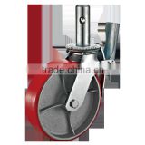 Scaffolding Casters with Red PU Wheels