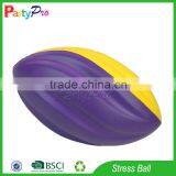 Partypro Zhejiang Hottest Soft Toy Wholesale PU Custom Logo Rugby Shaped Stress Ball thumbnail-1