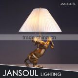 contemporary horse shape living room table lamp for sale