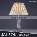 factory sell traditional rustic chrome table lamp