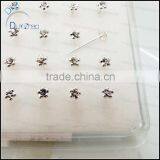 Real Gold Sterling Silver Nose Pins thumbnail-3