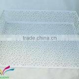 China Manufacturer Free Sample Tabletop Embossing Single Tier Metal Document Tray for Office thumbnail-3