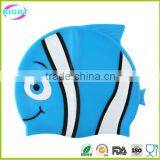 Waterproof Carton Funny Print Swimming Cap
