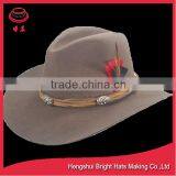 cowboy felt hats custom hats men's hats made in Hebei