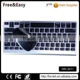 Custom logo bluetooth mouse keyboard combo for tablet
