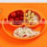 Multi-Functional BPA Free Custom Smile Design Silicone Placemat Plates for Babies and Kids thumbnail-4
