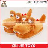 EN71 Plush Indoor Slippers Good Quality Plush Slippers Factory Fashion Plush Crocodile Slippers