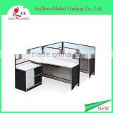 Melamine Board Modern Aluminum Partition Office Cubicle Workstation thumbnail-3