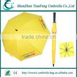 Wholesale Automatic Golf Umbrella With T190 Pongee Fabric and Rubber Coated Plastic Handle With Custom Logo thumbnail-1