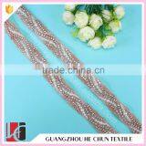 HC-4698-1 Hechun Fashion Sew on Ivory Pearl Beaded Trim thumbnail-3