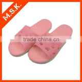 Rubber pink women shoes PVC slipper