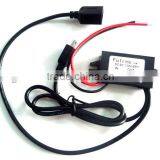 DC to DC Converter 12v to 5v Step Down Module 1 Female USB Port+1 Male Mini Usb Plug
