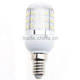 220V E14 2.5W 48 SMD3528 LED Corn Light Bulb Lamp With Cover White/Warm White Led Lighting thumbnail-3