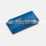 Jeans PU Leather Patch Metal Logo Plate Hat Beanies Patch thumbnail-4