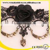 Flower Handmade Gold Shoe Lace Foot Chain thumbnail-2