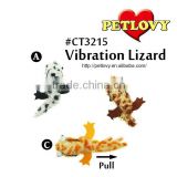 Great Fun Shaggy Vibration Tail Lizard Cat Toy